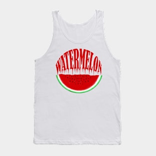 watermelon fruit illustration design Tank Top